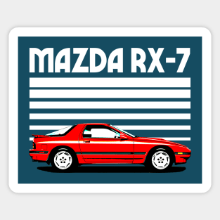 Mazda RX-7 / 80s Japanese Sports Car Lovers Sticker